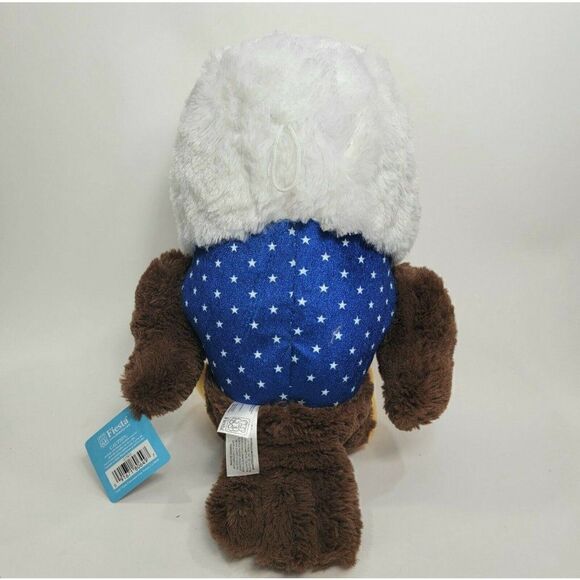 Patriotic Eagle 'Merica Stars and Stripes 18" Plush Bird Toy - Picture 7 of 10